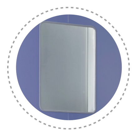 1 fenêtre d'observation (vitrage isolant avec film chauffant transparent)